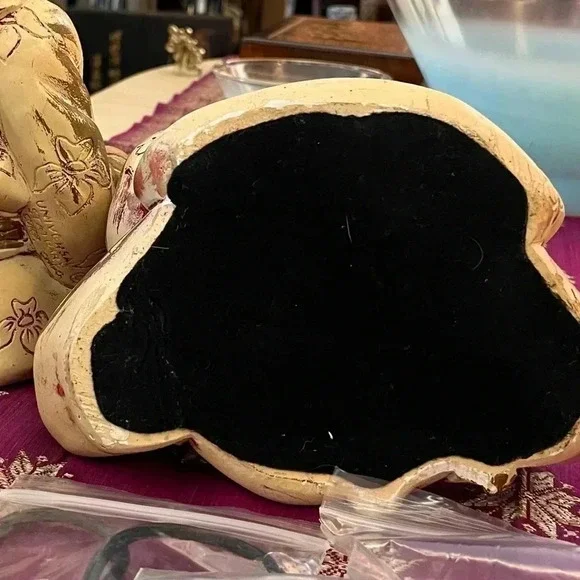 Vintage Pair of Porcelain Oriental Figurines - Picture 5 of 7